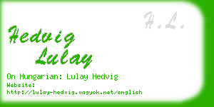 hedvig lulay business card